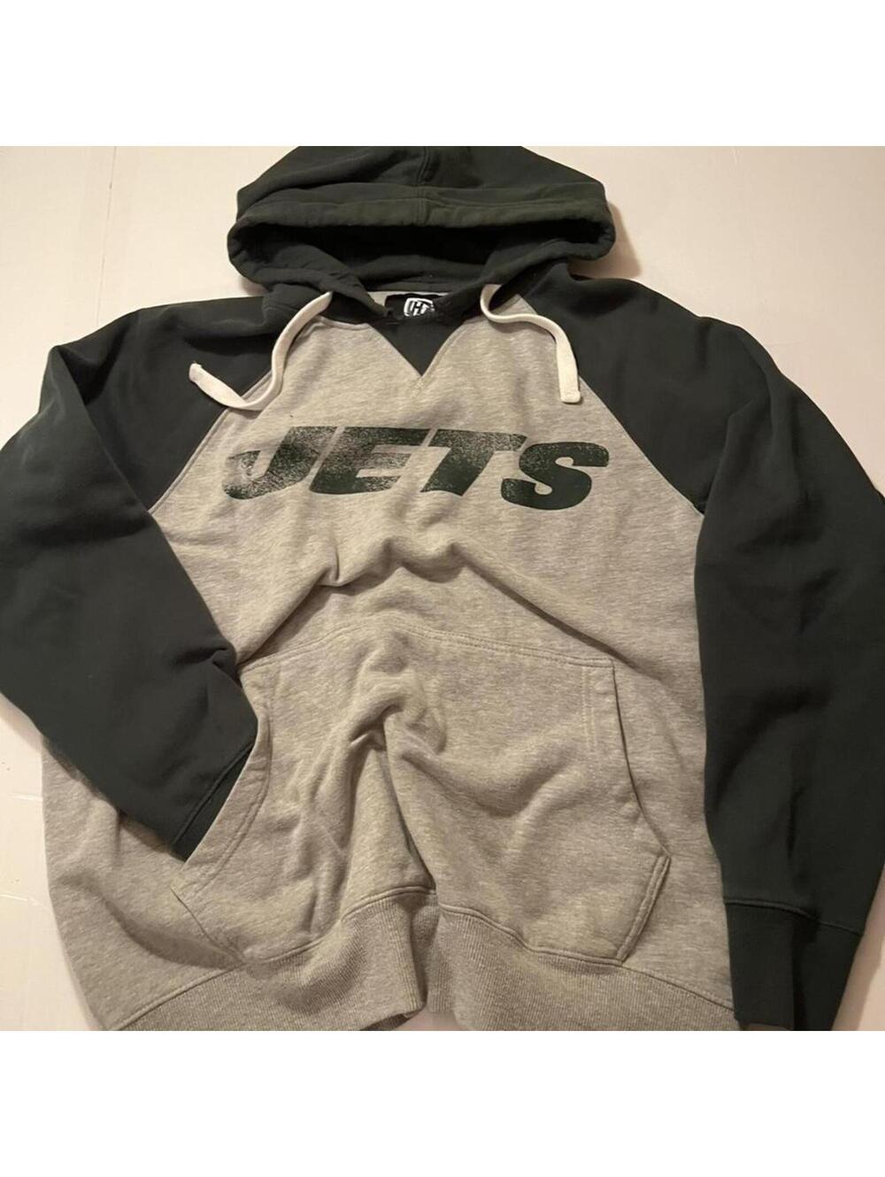 Vintage Distressed New York Jets Sweatshirt, Hands High Sized XL